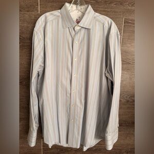 Robert Graham Men's Striped Button-Up Shirt